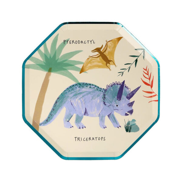 Meri Meri Dinosaur Side Plates