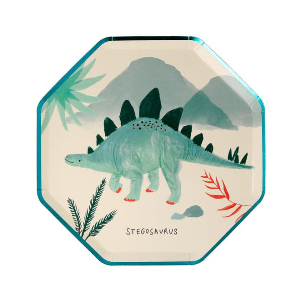 Meri Meri Dinosaur Side Plates