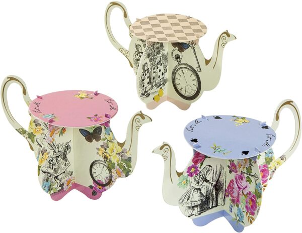 Talking Tables Truly Alice Teapot Cakestands