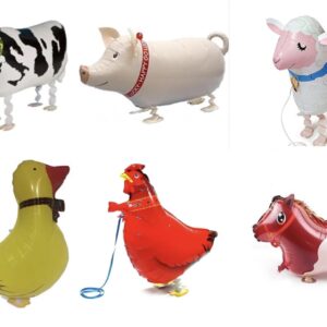 Walking Farm Animals Balloons