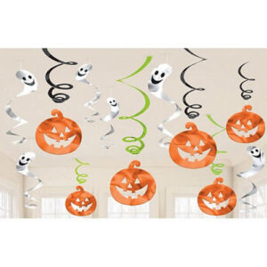 Amscan Halloween Pumpkin Swirl Decorations