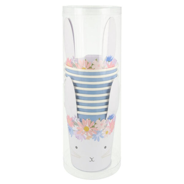 Meri Meri Spring Floral Bunny Party Cups