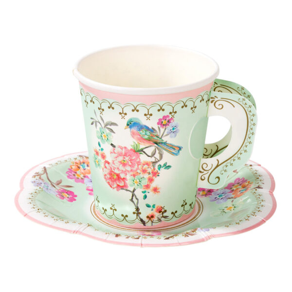 Truly Scrumptious Vintage Cup and Saucer Set