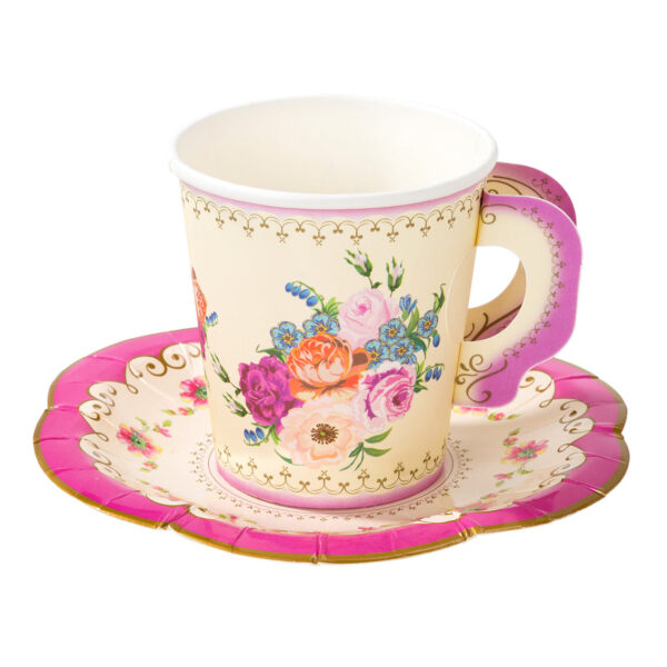 Truly Scrumptious Vintage Cup and Saucer Set