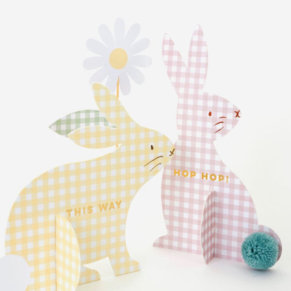 Meri Meri Gingham Easter Bunny Egg Hunt Kit