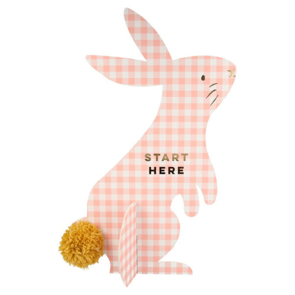 Meri Meri Gingham Easter Bunny Egg Hunt Kit