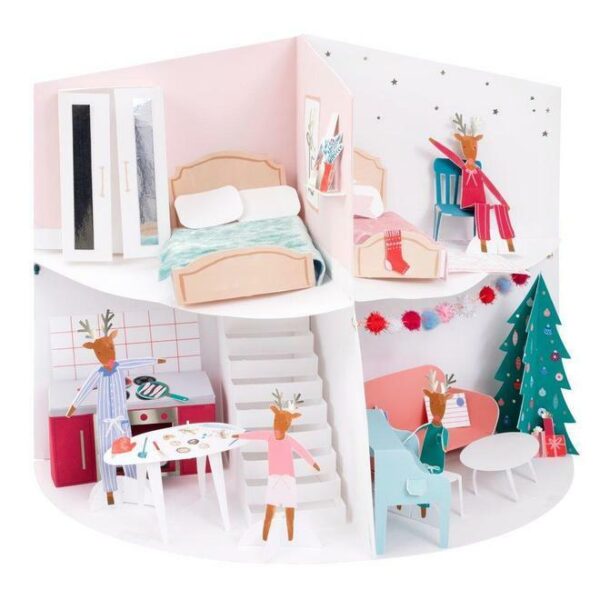 Meri Meri Christmas Festive House Advent Calendar