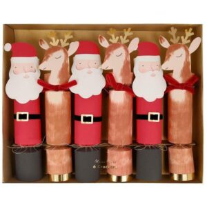 Meri Meri Santa & Reindeer Christmas Crackers