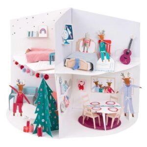 Meri Meri Christmas Festive House Advent Calendar