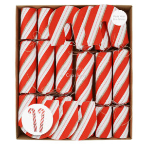 Meri Meri Candy Cane Shaped Christmas Crackers