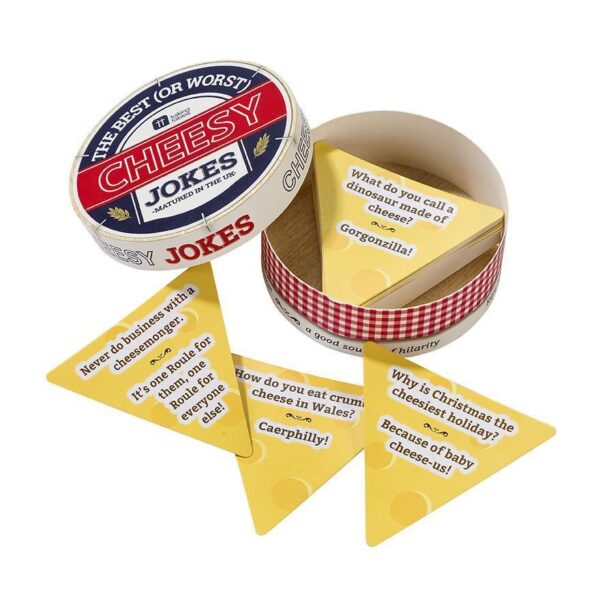 What feta way to have a grate time than with our cheesy jokes this Christmas! Go crackers over the festive period and have a emmental time with our selection of 64 cheesy jokes.