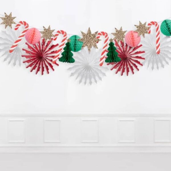 Meri Meri Christmas Giant Honeycomb Garland