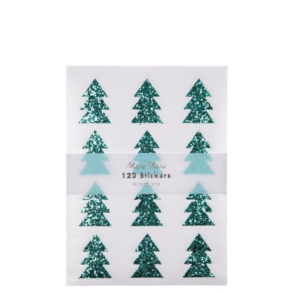 Meri Meri Christmas Tree Chunky Glitter Stickers