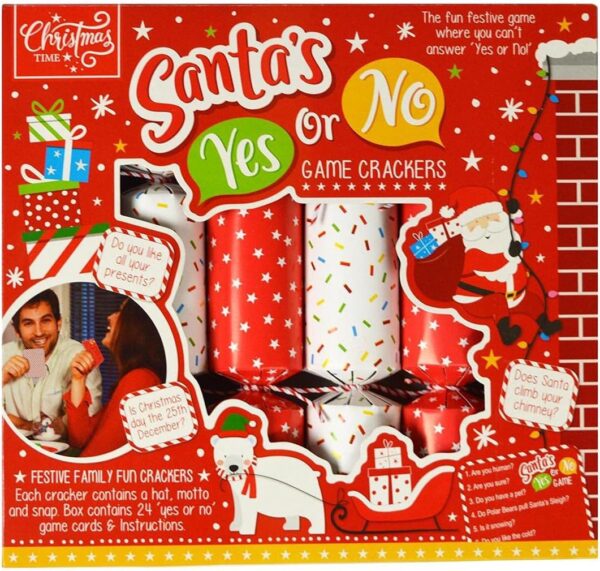 Santa Yes or No Christmas Crackers