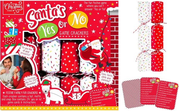 Santa Yes or No Christmas Crackers